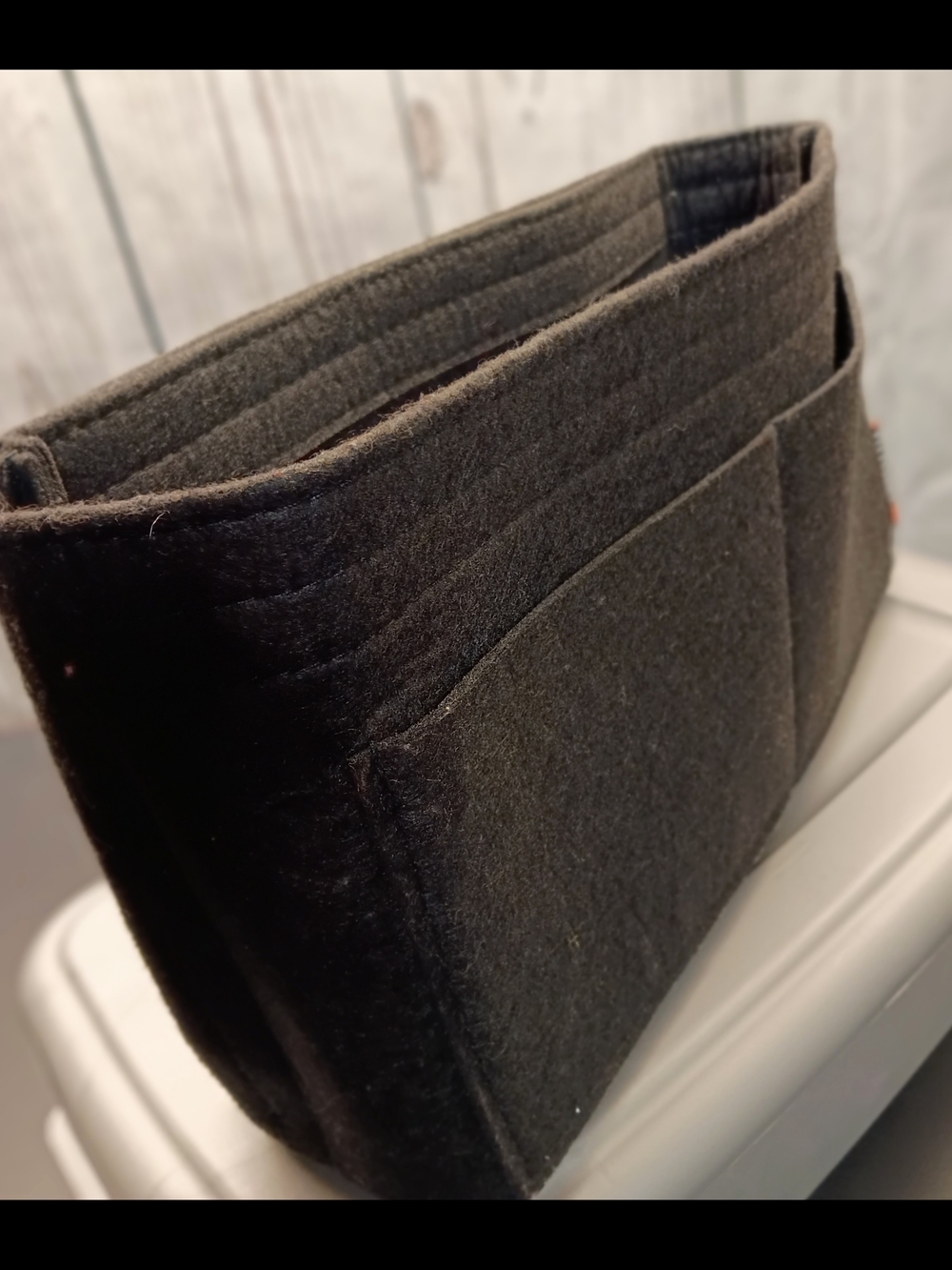 Felt Insert Organizer for Purse, Bag, Diaper,  - Black